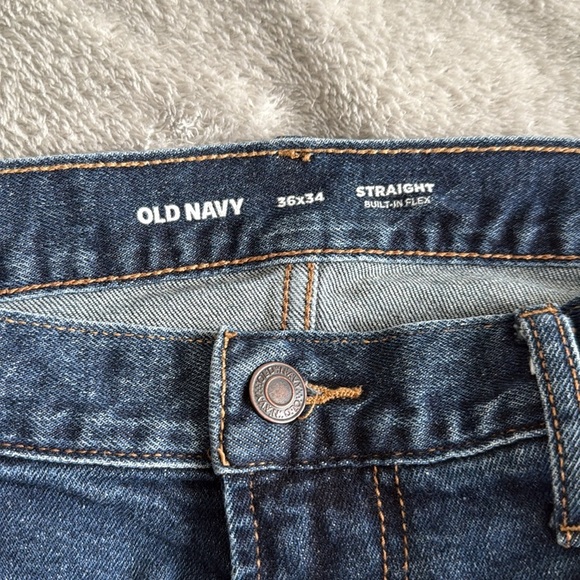 Men’s Old Navy Straight Built-In Flex Jeans Size: 36x34 - Picture 3 of 3